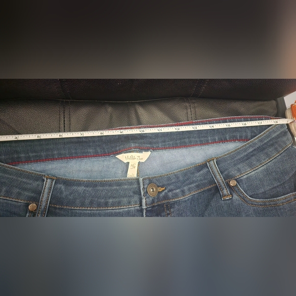 MATILDA JANE WOMEN'S JEANS Size 16 Mid Rise Skinny Leg Stretch Denim Blue - Picture 6 of 7